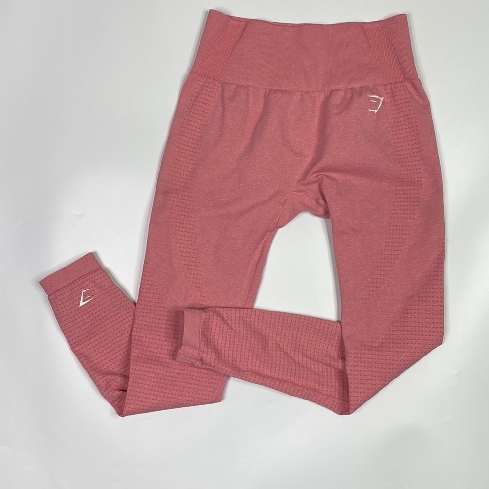 Gymshark Vital Seamless Pink Leggigns Size Medium